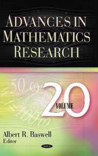 Advances in Mathematics Research