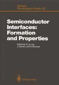 Semiconductor Interfaces: Formation and Properties