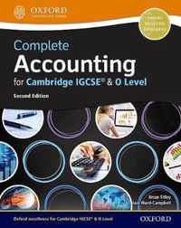 Cie Complete Igcse and O Level Accounting 2nd Edition Book