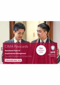 CIMA E1 Organisational Management