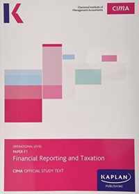 CIMA F1 Financial Reporting and Taxation - Study Text