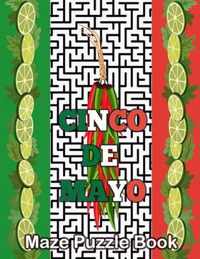 cinco de mayo Maze Puzzle Book