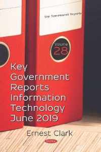 Key Government Reports.: Volume 28