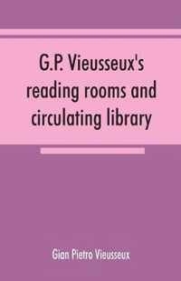 G.P. Vieusseux's reading rooms and circulating library; catalogue of the English books