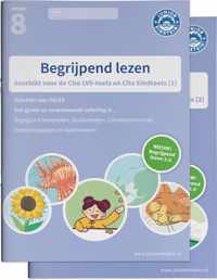 Begrijpend lezen Oefenboeken Set groep 8 M8/E8 Delen 1 en 2