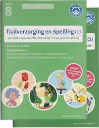 Delen 1 en 2  -   Taalverzorging en Spelling Cito Oefenboeken Set Deel 1 en 2