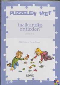 Puzzelen met taalkundig ontleden set 5 ex Groep 7-8