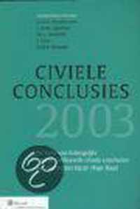 Civiele Conclusies 2003