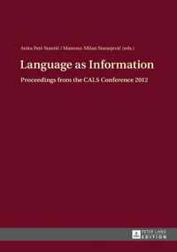 Language as Information