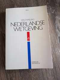 91/92 4 dln. Verzameling nederlandse wetgeving