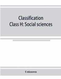 Classification. Class H