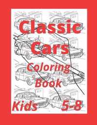 Classic cars coloring book