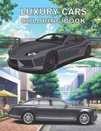 Luxury Cars Coloring Book