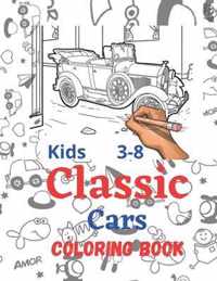 Classic cars coloring book