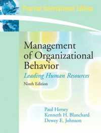 Management of Organizational Behavior