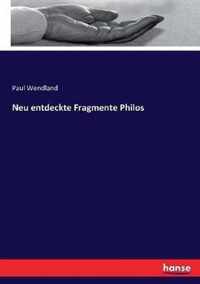 Neu entdeckte Fragmente Philos