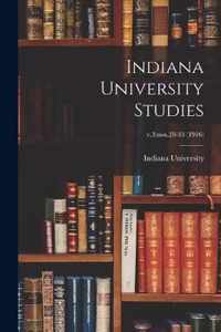 Indiana University Studies; v.3