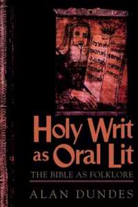 Holy Writ as Oral Lit