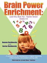 Brain Power Enrichment: Level One, Book Two-Teacher Version Grades 4-6