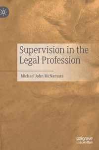 Supervision in the Legal Profession