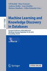 Machine Learning and Knowledge Discovery in Databases: European Conference, Ecml Pkdd 2019, Würzburg, Germany, September 16-20, 2019, Proceedings, Par