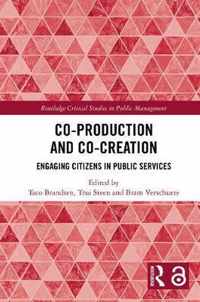 Co-Production and Co-Creation