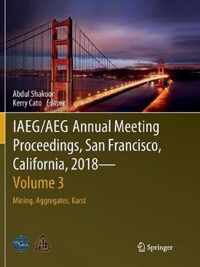 IAEG/AEG Annual Meeting Proceedings, San Francisco, California, 2018 - Volume 3