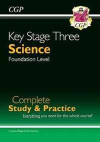 KS3 Science Complete Revision & Practice - Foundation (with Online Edition)