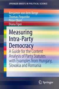 Measuring Intra-Party Democracy