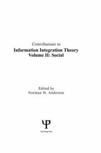 Contributions To Information Integration Theory: Volume 2