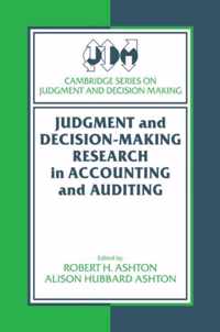 Judgment and Decision-Making Research in Accounting and Auditing