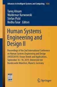 Human Systems Engineering and Design II: Proceedings of the 2nd International Conference on Human Systems Engineering and Design (IHSED2019)