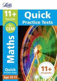 Collins 11+ Practice - 11+ Maths Quick Practice Tests Age 10-11 (Year 6)