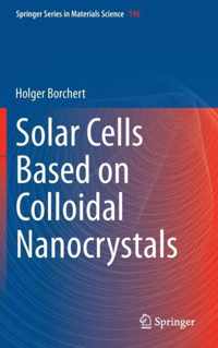 Solar Cells Based on Colloidal Nanocrystals