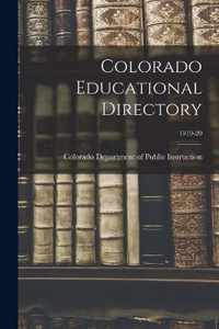 Colorado Educational Directory; 1919-20