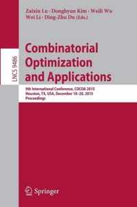 Combinatorial Optimization and Applications