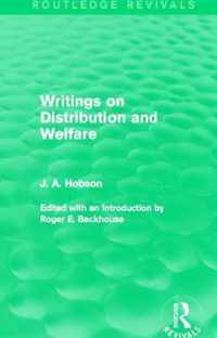 Writings on Distribution and Welfare (Routledge Revivals)