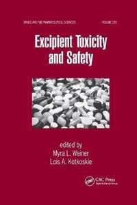 Excipient Toxicity and Safety