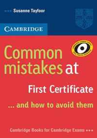 Mistake First Certificate How Avoid Them