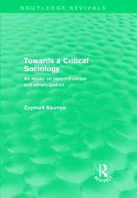 Towards a Critical Sociology (Routledge Revivals): An Essay on Commonsense and Imagination