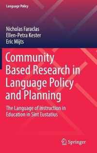 Community Based Research in Language Policy and Planning