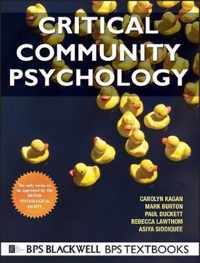 Critical Community Psychology