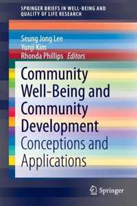 Community Well-Being and Community Development