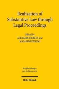 Realization of Substantive Law through Legal Proceedings