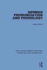 German Pronunciation and Phonology