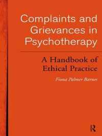 Complaints And Grievances In Psychotherapy