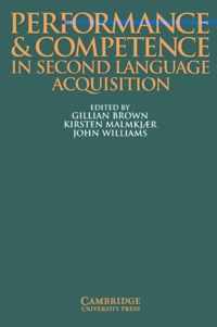 Performance and Competence in Second Language Acquisition