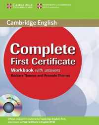 Complete First Certificate Workbook With Answers And Audio Cd