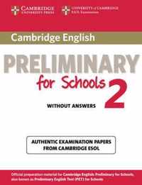 Cambridge English Preliminary For Schools 2 Student'S Book W