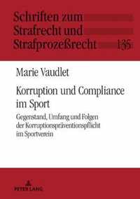 Korruption Und Compliance Im Sport